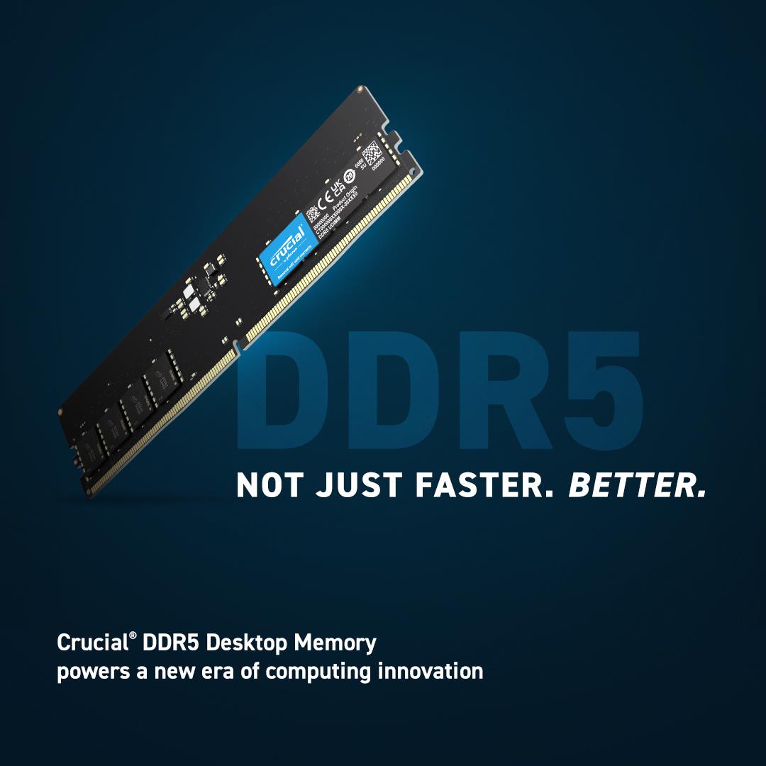 MEMORY DIMM 64GB DDR5-4800/KIT2 CT2K32G48C40U5 CRUCIAL