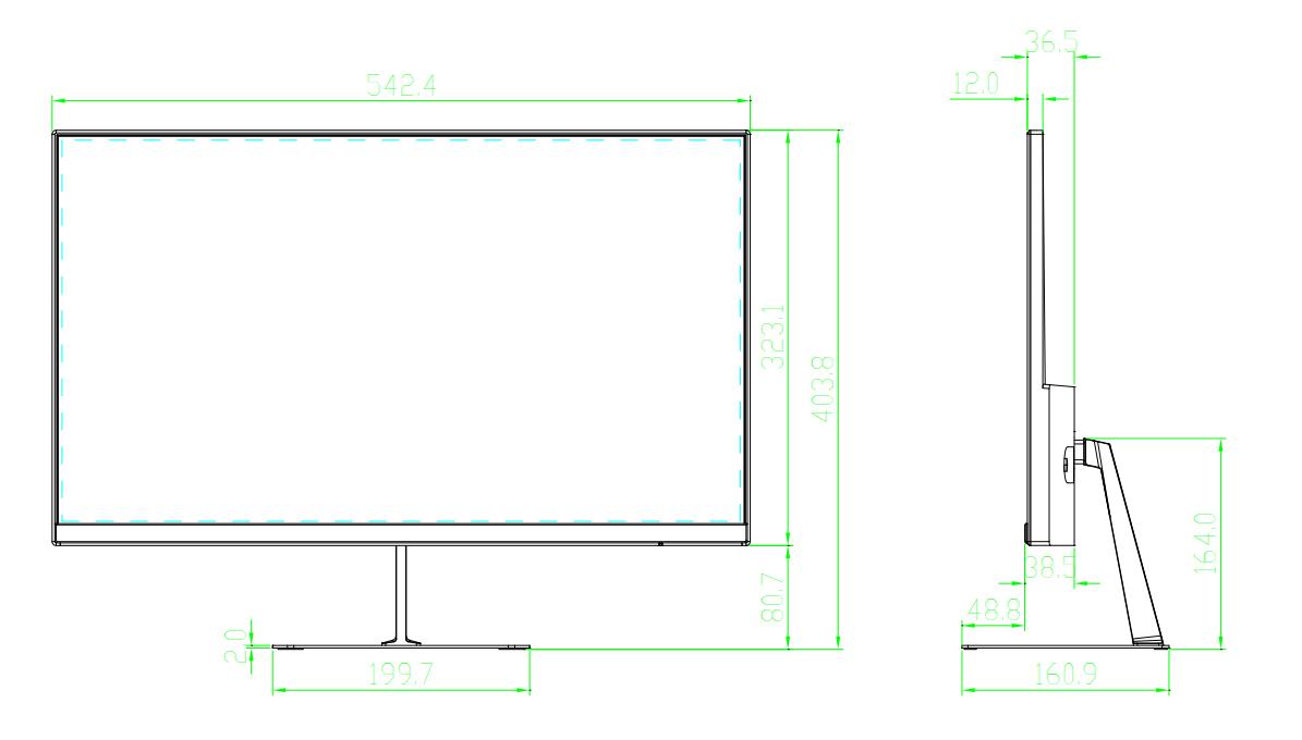 LCD Monitor DAHUA 23.8 Business Panel VA 1920x1080 16:9 75Hz 5 ms Tilt Colour Black LM24-C200