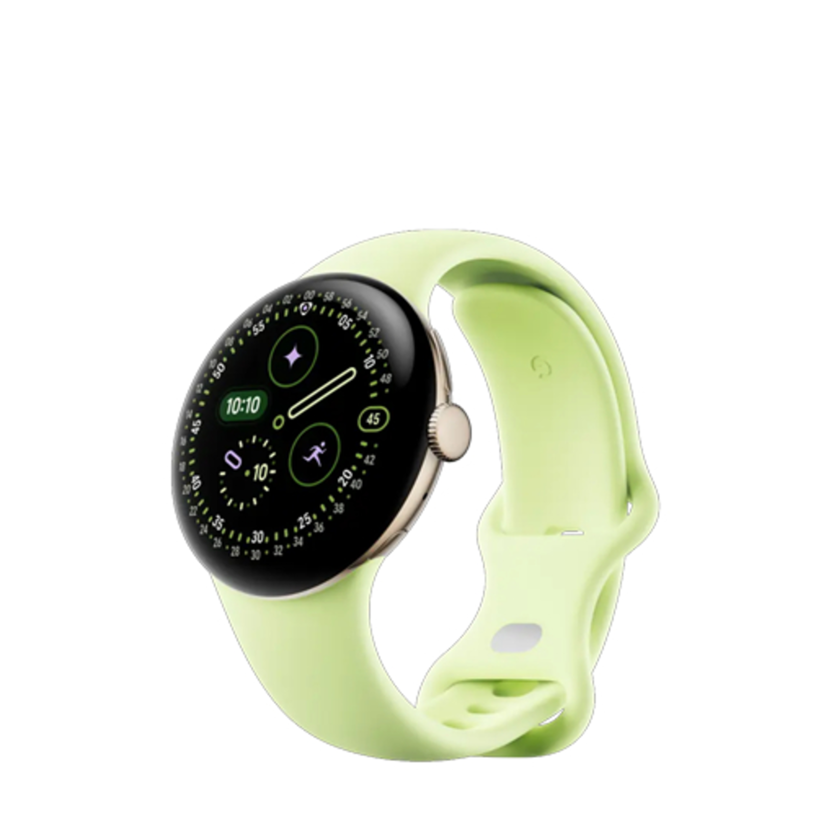 Google Pixel Watch 4 41mm gold (Gele Strap)