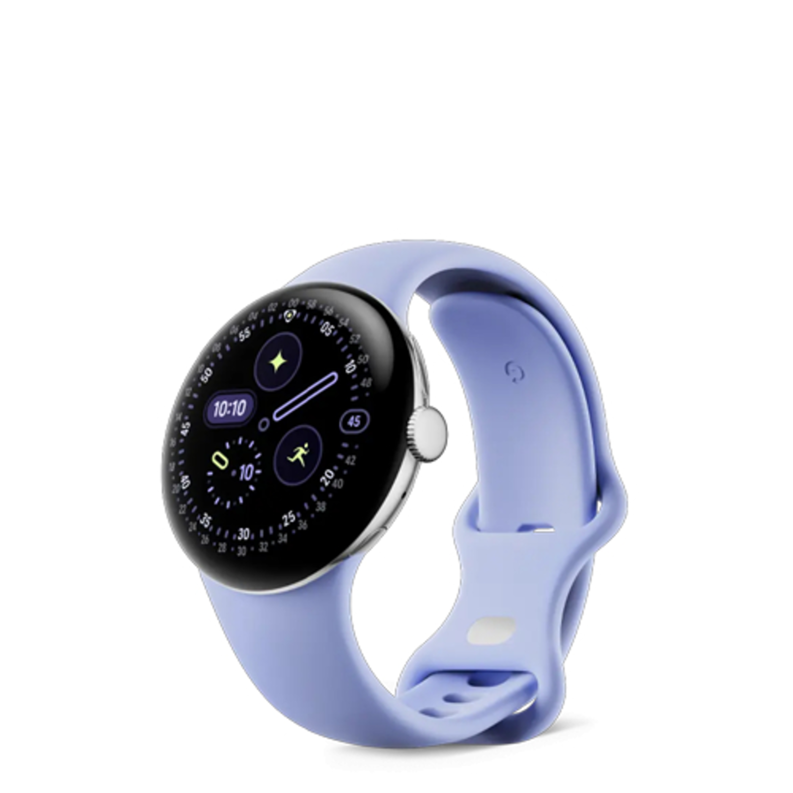 Google Pixel Watch 4 41mm Silver (Purple Strap)