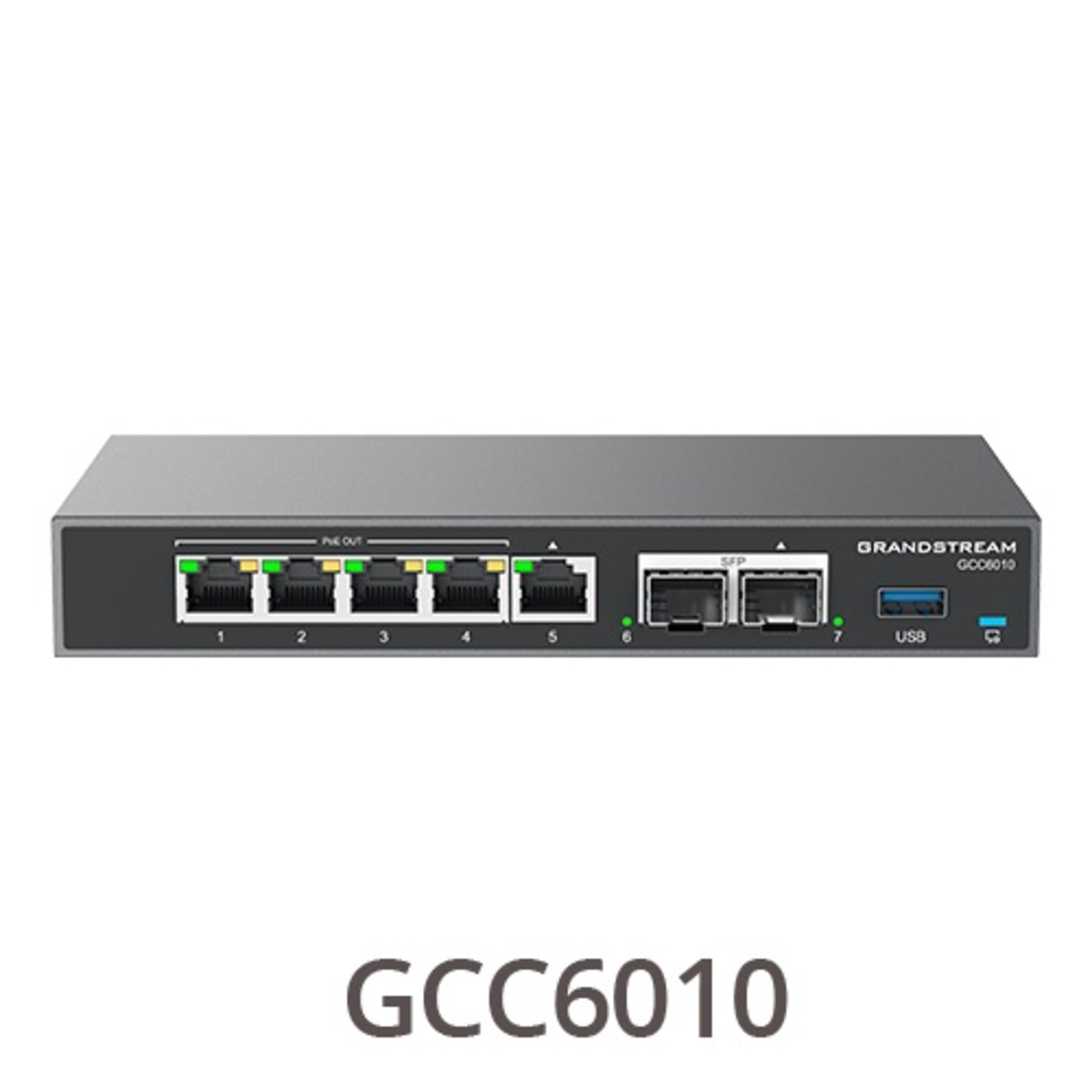 Grandstream GCC6010 All-in-one router (VPN router NGFW PoE Switch And IP PBX)