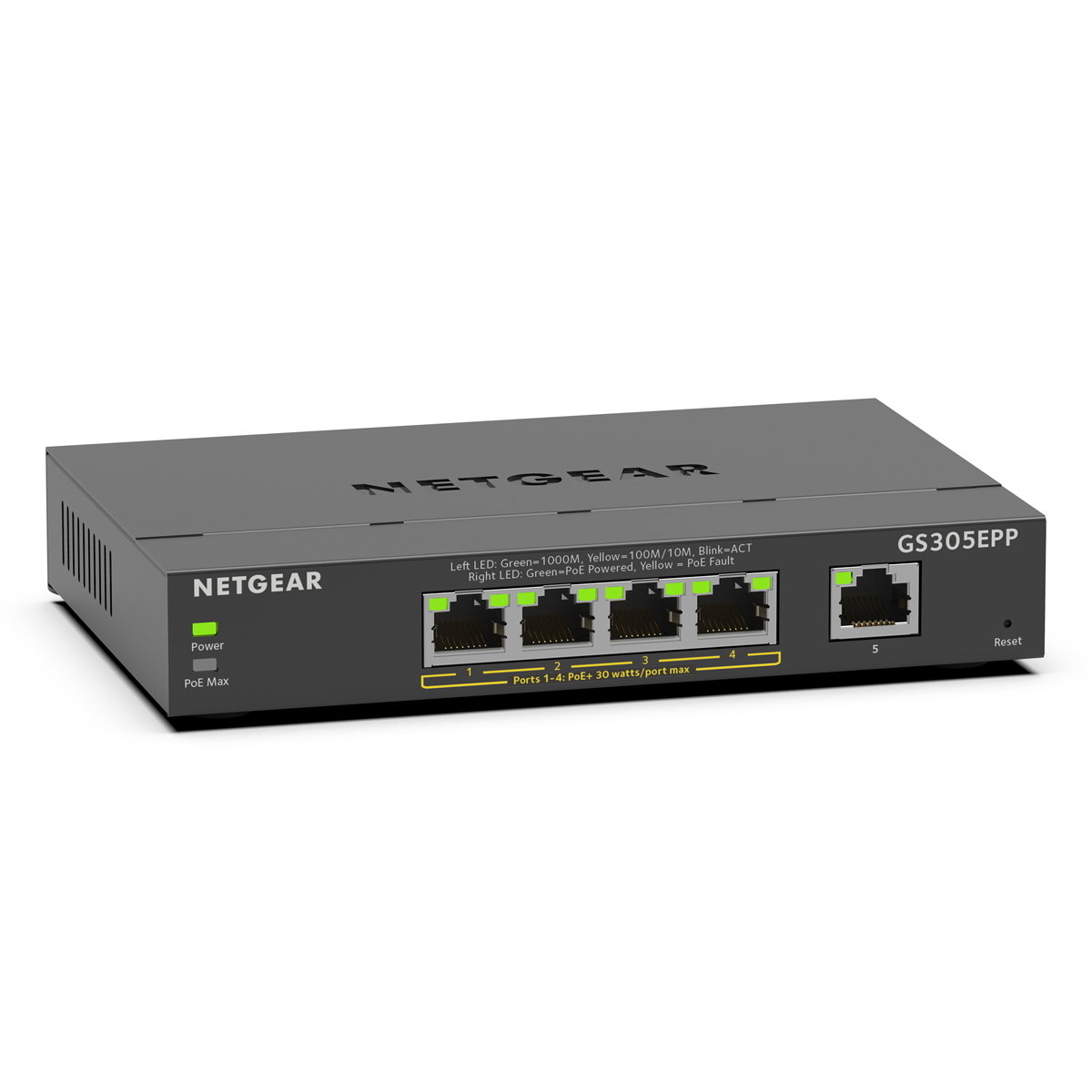 NETGEAR GS305EPP SOHO Plus Switch Gigabit Ethernet 4x PoE+ 120W
