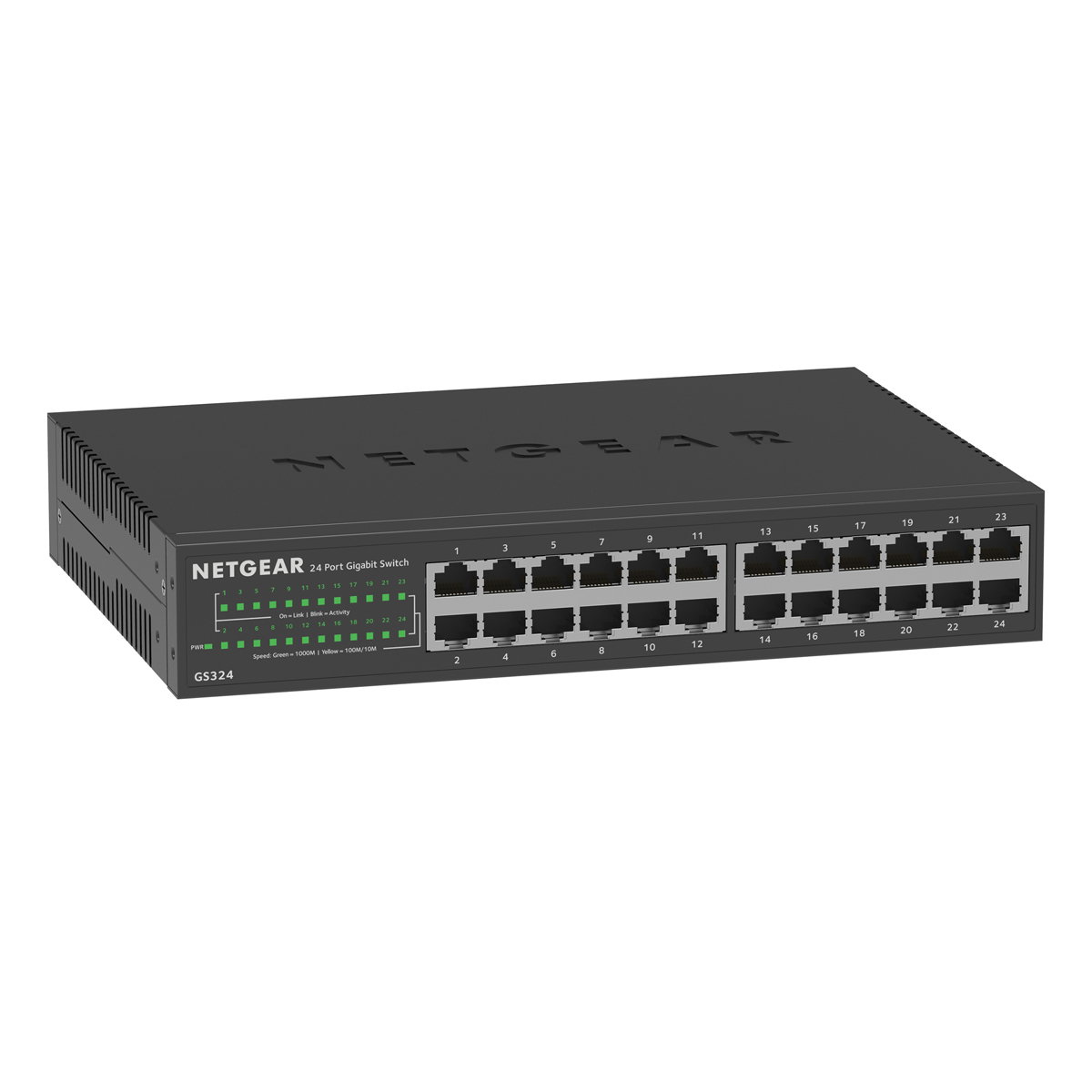NETGEAR Switch 24x GE GS324-200EUS SOHO Ethernet Switch