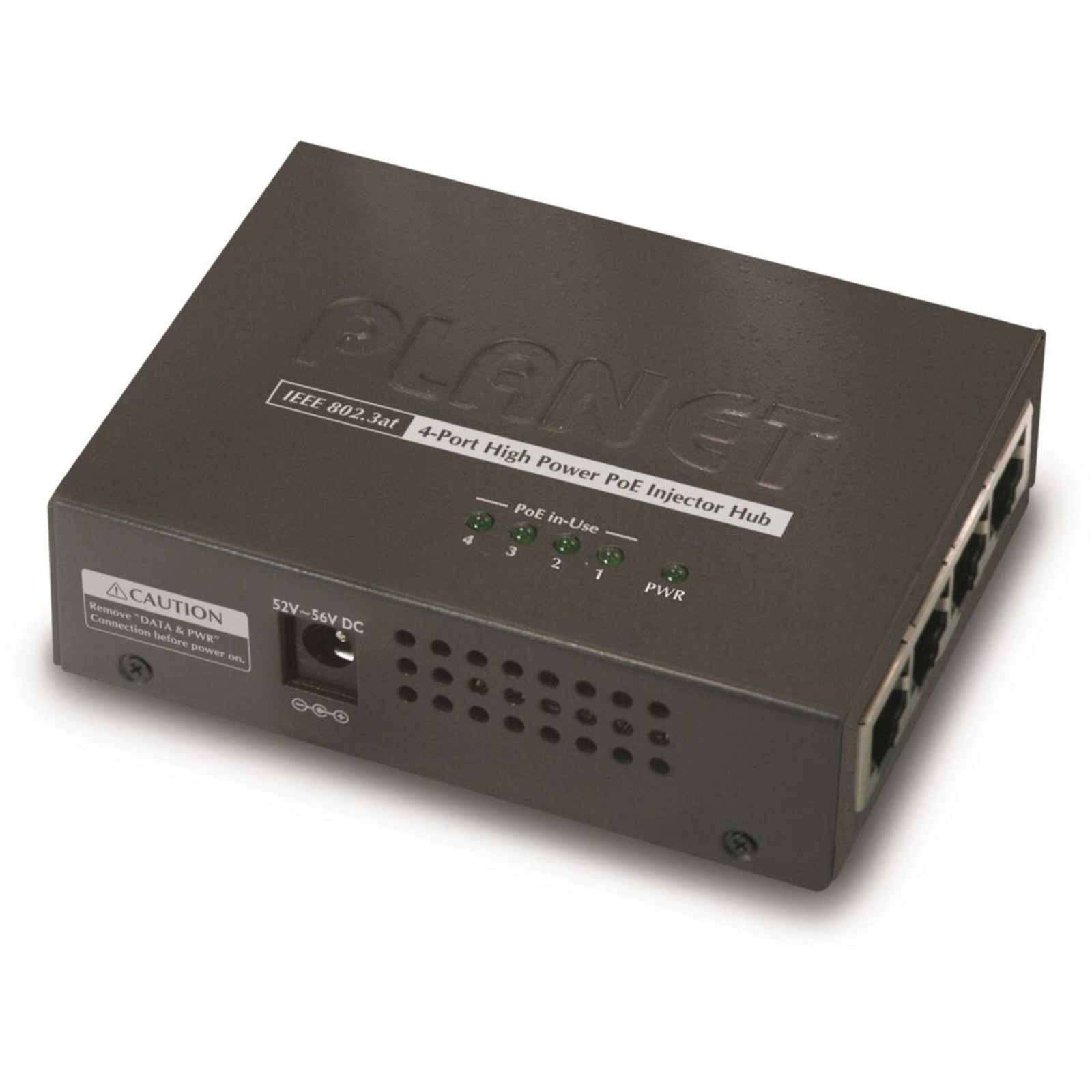 PLANET 4-IEEE 802.3at High Power over Ethernet