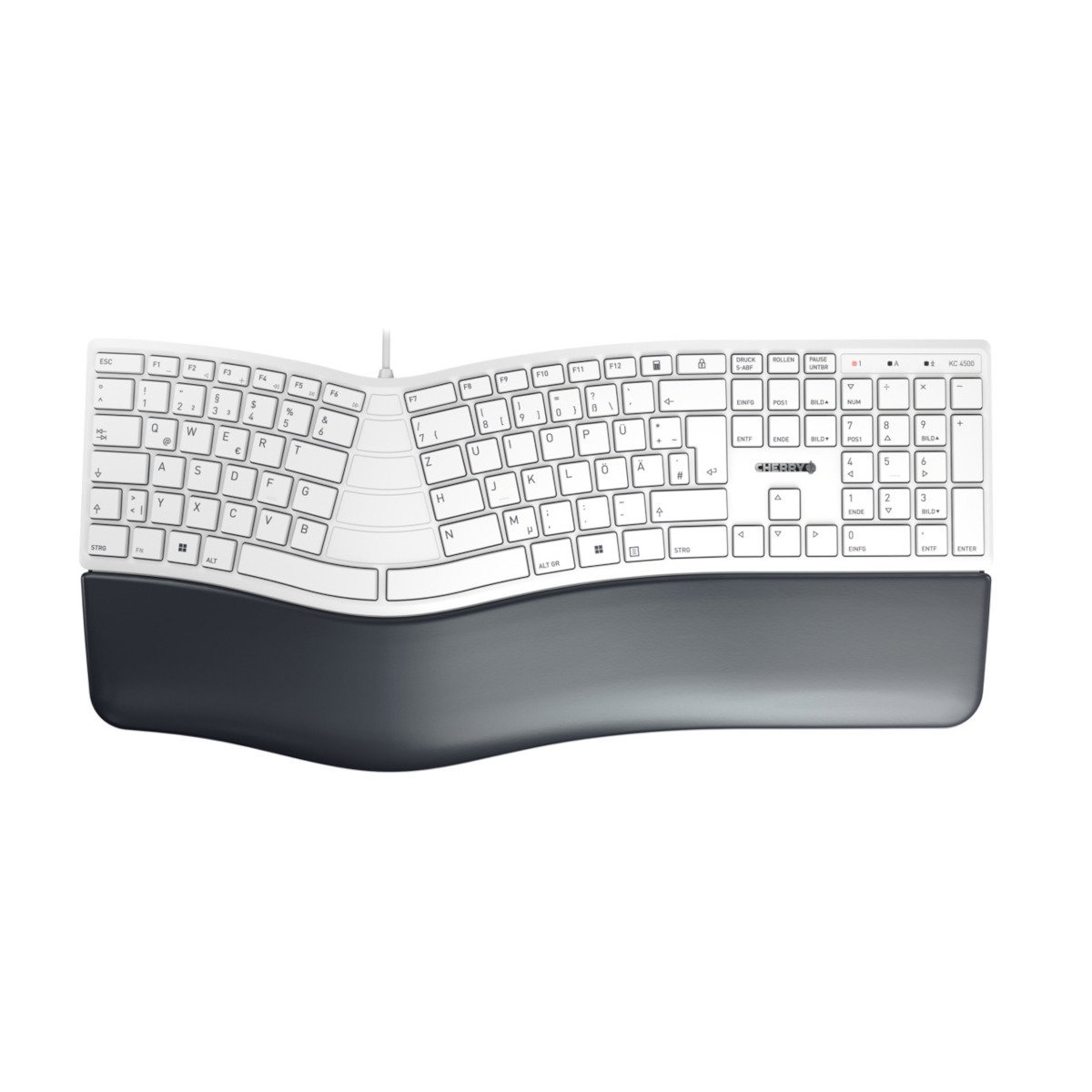 Cherry KC 4500 ERGO Keyboard USB 2.0 German