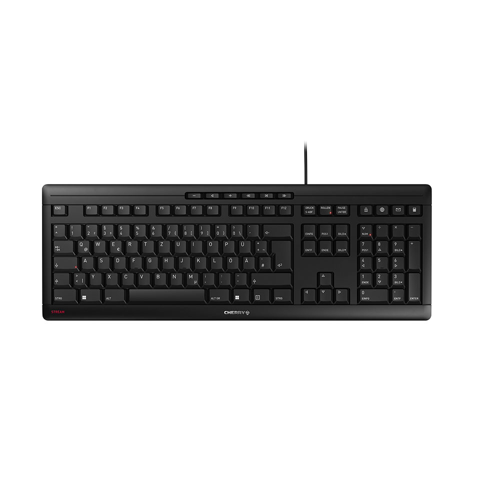 Cherry Stream Keyboard 2019 Black USB DE