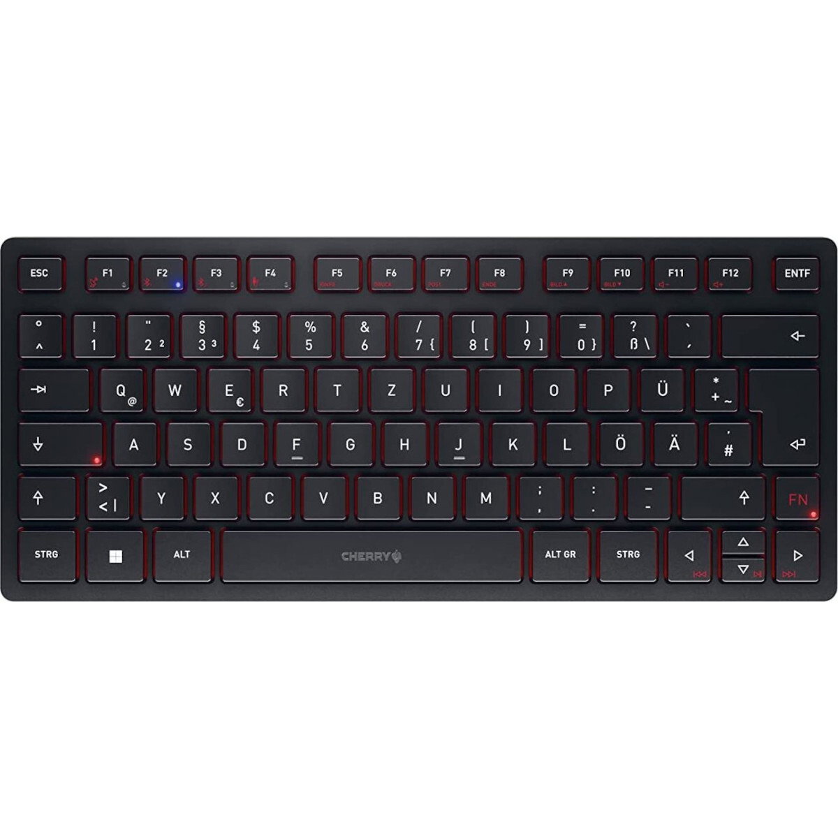 Cherry KW 9200 MINI Keyboard Wireless 2.4 GHz Bluetooth 5.0