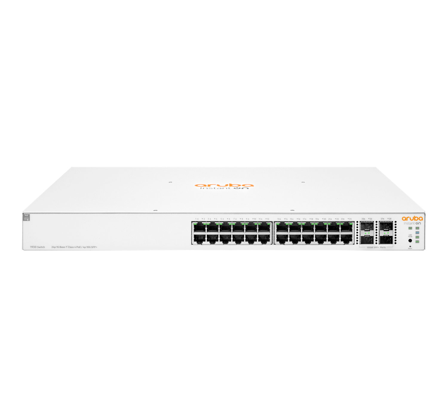 HPE 24+4P Enterprise Instant on 1930 M RM PoE 370W 4SFP+