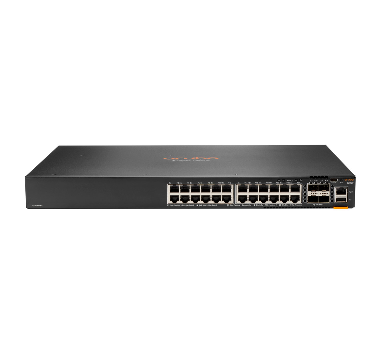 HPE Aruba Switch CX 6200F 24G PoE 4SFP+370W 24xGBit/4xSFP+ JL725A