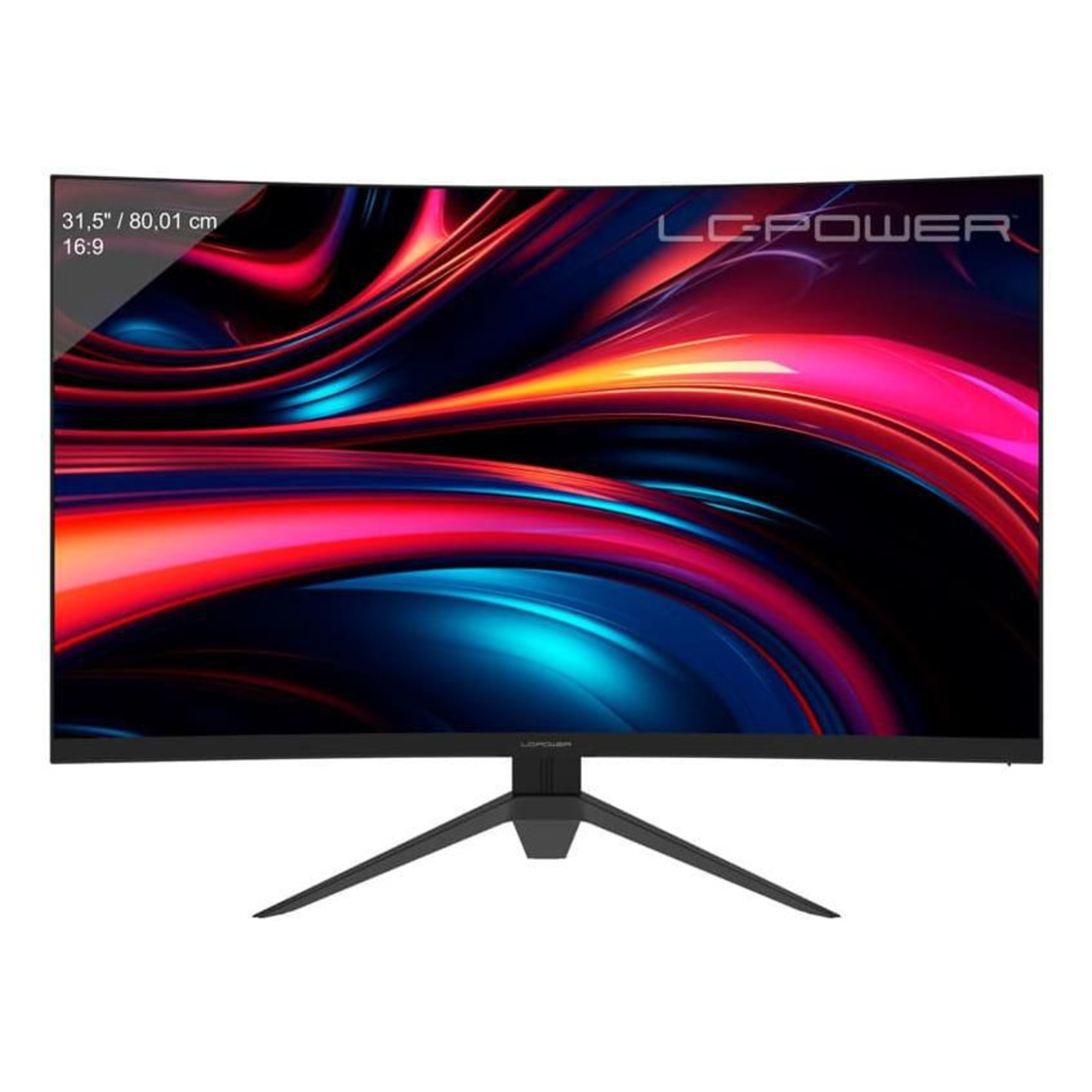 LC-Power 80.01 Cm 31.5inch LC-M32QC Curved PC Monitor QHD 16 9 Flat Screen (TFT/LCD) 80 Cm