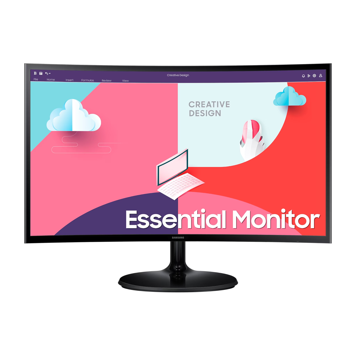 Samsung S24C364EAU Curved Monitor VA Full HD 75 Hz HDMI