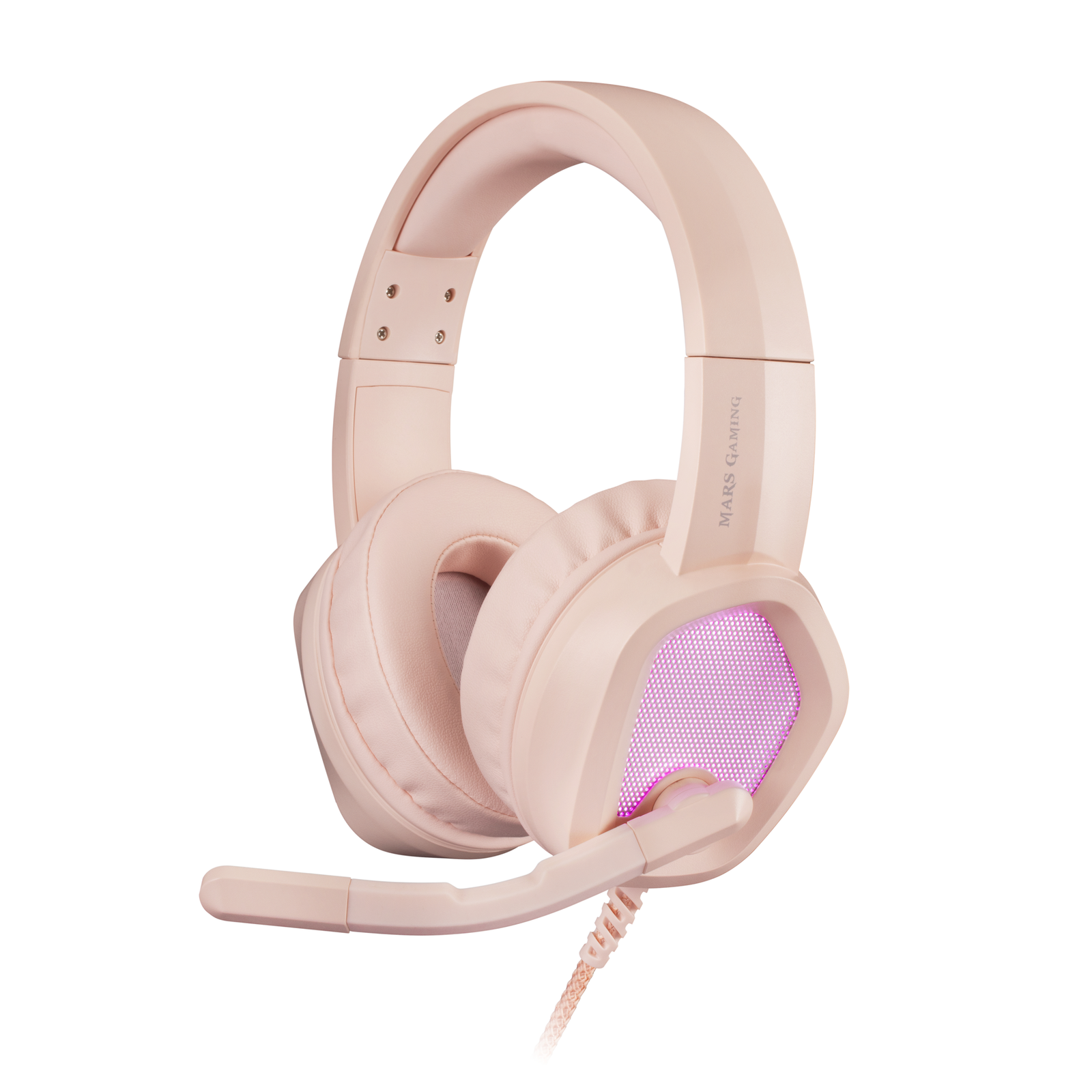 Mars Gaming MH320 Headset Wired Head-band USB Type-A Pink