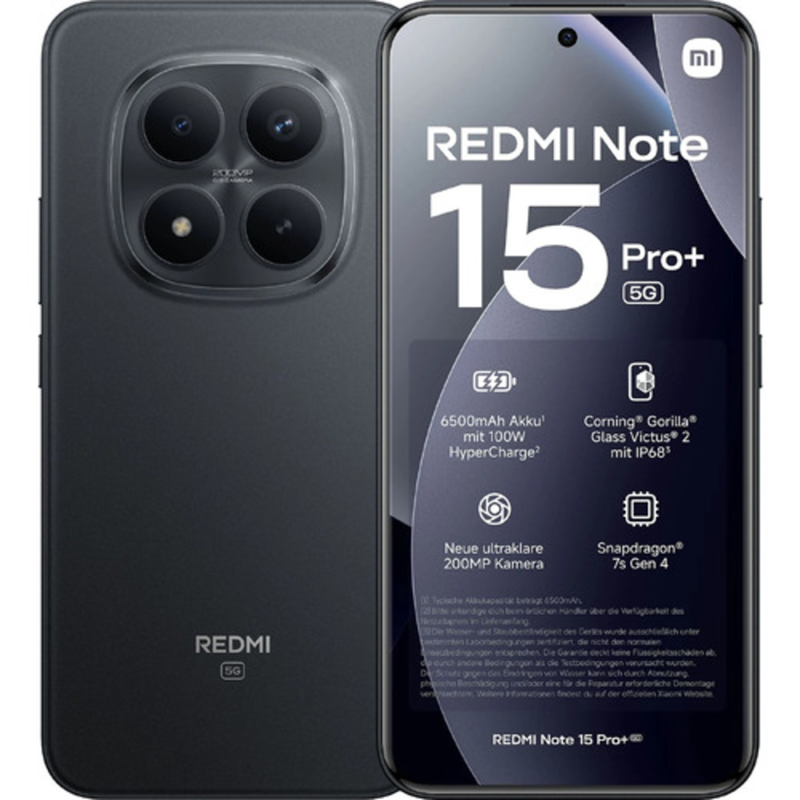 Xiaomi Redmi Note 15 Pro+ 5G Dual Sim Black 8+256GB