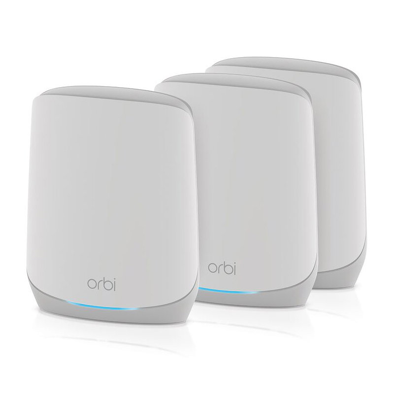 NETGEAR Orbi RBK763S Tri-Band 2.4 GHz 5 GHz 5 GHz Wi-Fi 6 802.11ax White 7 Internal