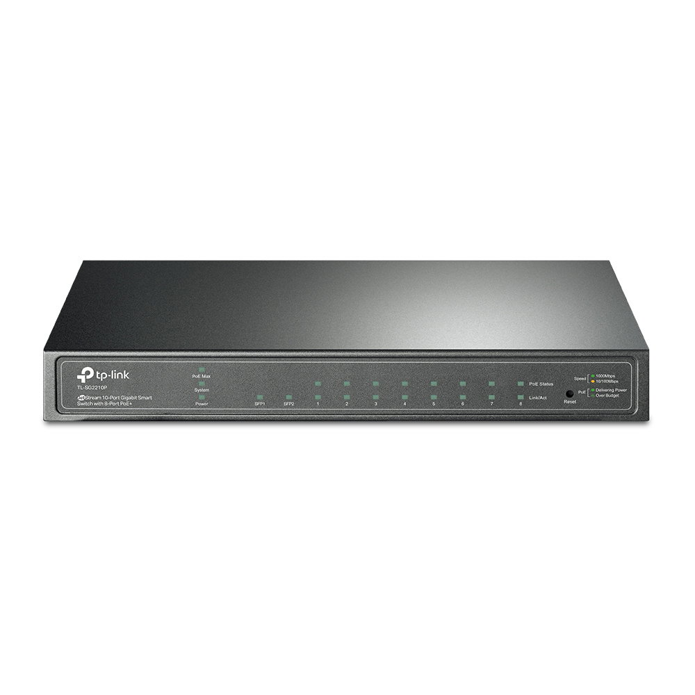 TP-Link TL-SG2210P Smart Switch 8x Gigabit Ethernet PoE+