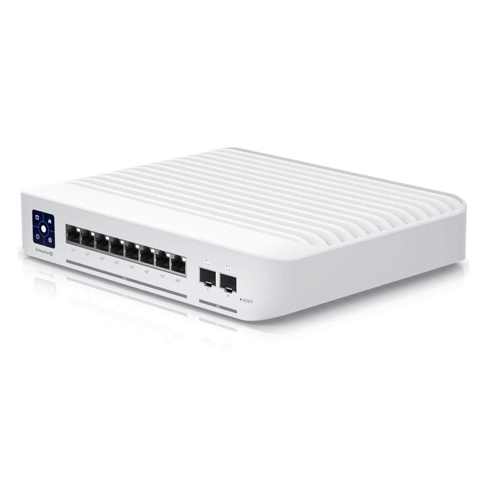 Ubiquiti Enterprise 8-Port PoE Managed Switch 8x 2-5 Gbits 8x PoE+- 120W 2x 10GBit S SFP+