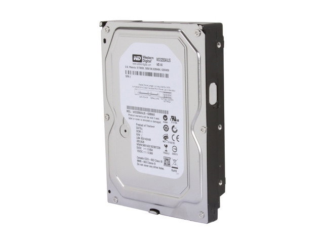 Western Digital HDD AV 320GB 8MB Cache SATA 3Gbs 3.5inch Intern