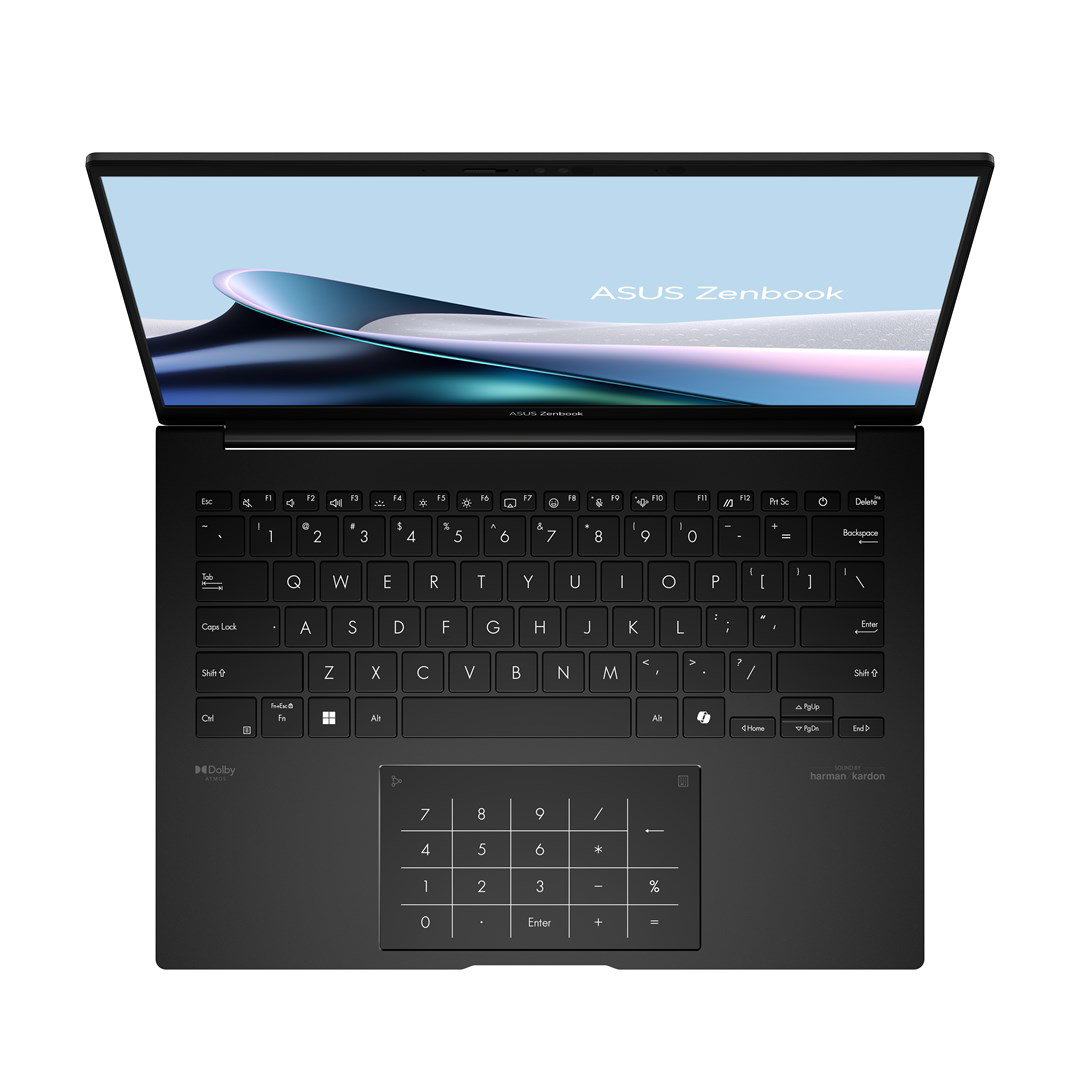 ASUS Zenbook 14 OLED UM3406HA-WS74T laptop AMD Ryzen 7 8840HS 35.6 cm (14) Touchscreen WUXGA 16 GB LPDDR5x-SDRAM 512 GB SSD Wi-Fi 6E (802.11ax) Windows 11 Home Black New Repack/Repacked