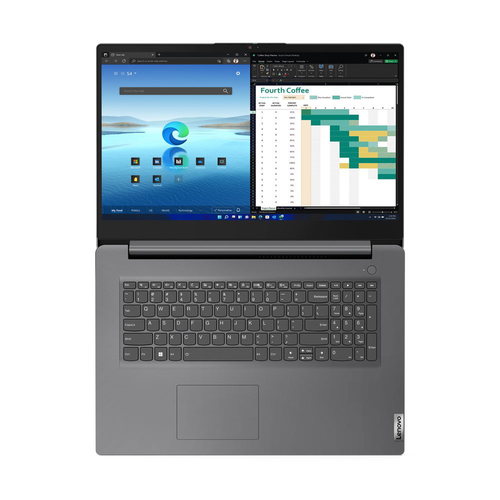 Lenovo V V17 G4 IRU Intel Core i5 i5-13420H Laptop 43.9 cm (17.3) Full HD 16 GB DDR4-SDRAM 512 GB SSD Wi-Fi 6 (802.11ax) Windows 11 Pro Grey