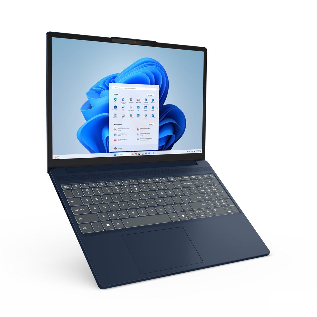 Lenovo IdeaPad Slim 3 15IRH10 Intel Core i5 i5-13420H Laptop 38.9 cm (15.3) WUXGA 16 GB DDR5-SDRAM 512 GB SSD Wi-Fi 6 (802.11ax) Windows 11 Home Blue