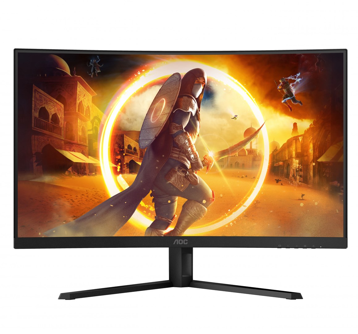 AOC G4 CQ32G4VE computer monitor 80 cm (31.5) 2560 x 1440 pixels Quad HD LCD Black, Grey