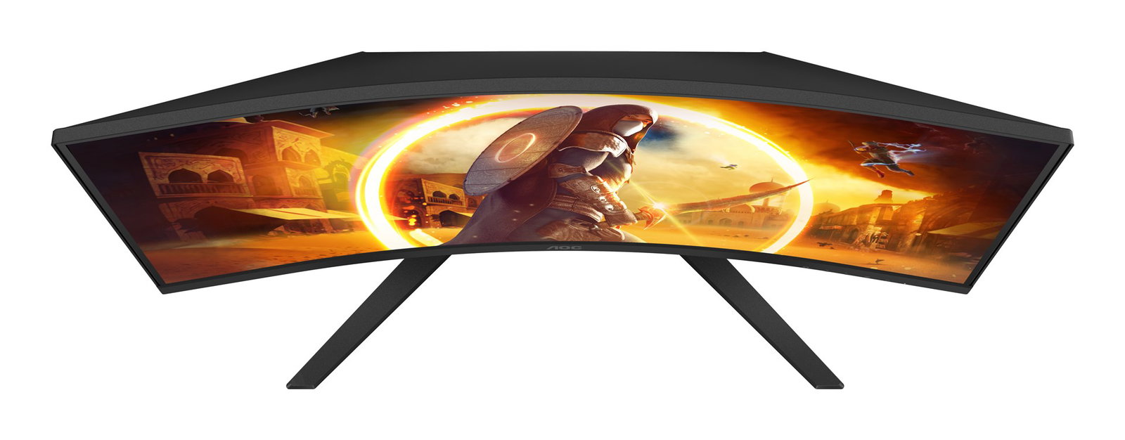 AOC G4 CQ32G4VE computer monitor 80 cm (31.5) 2560 x 1440 pixels Quad HD LCD Black, Grey