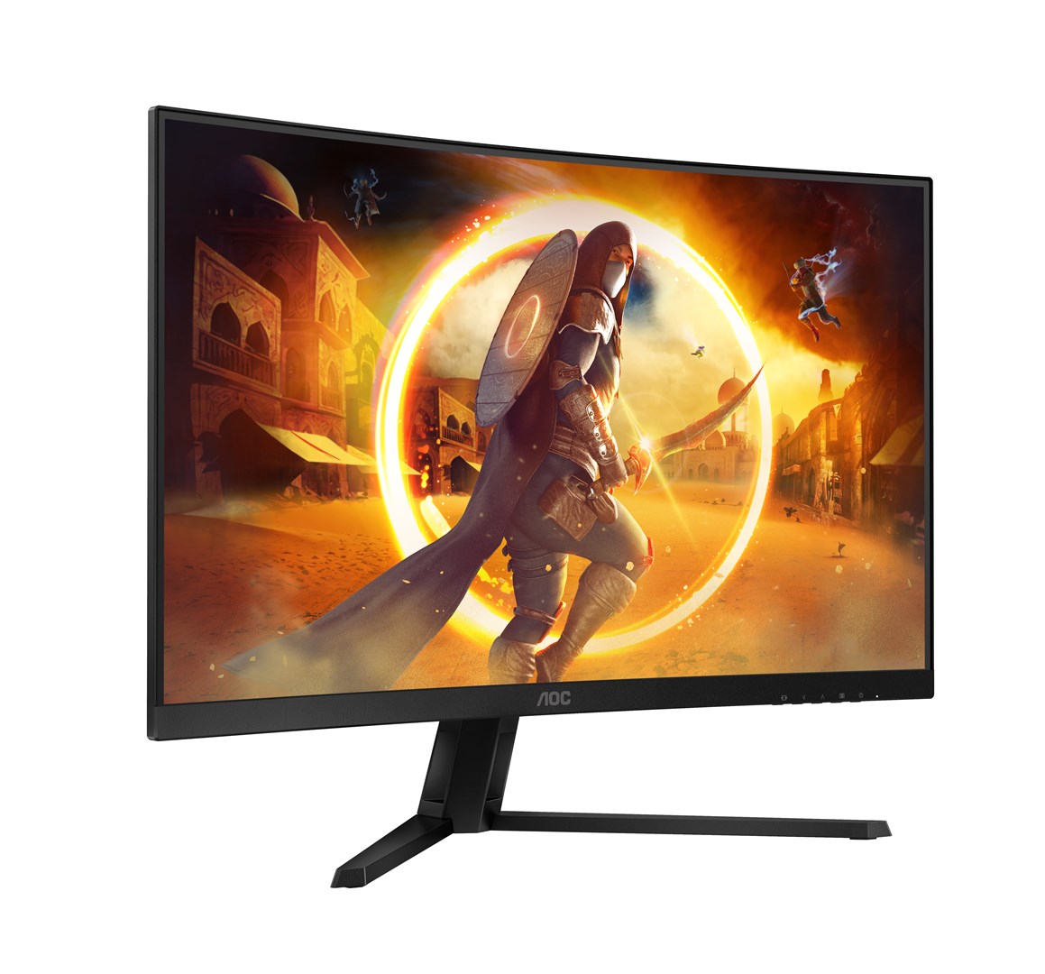 AOC G4 CQ32G4VE computer monitor 80 cm (31.5) 2560 x 1440 pixels Quad HD LCD Black, Grey