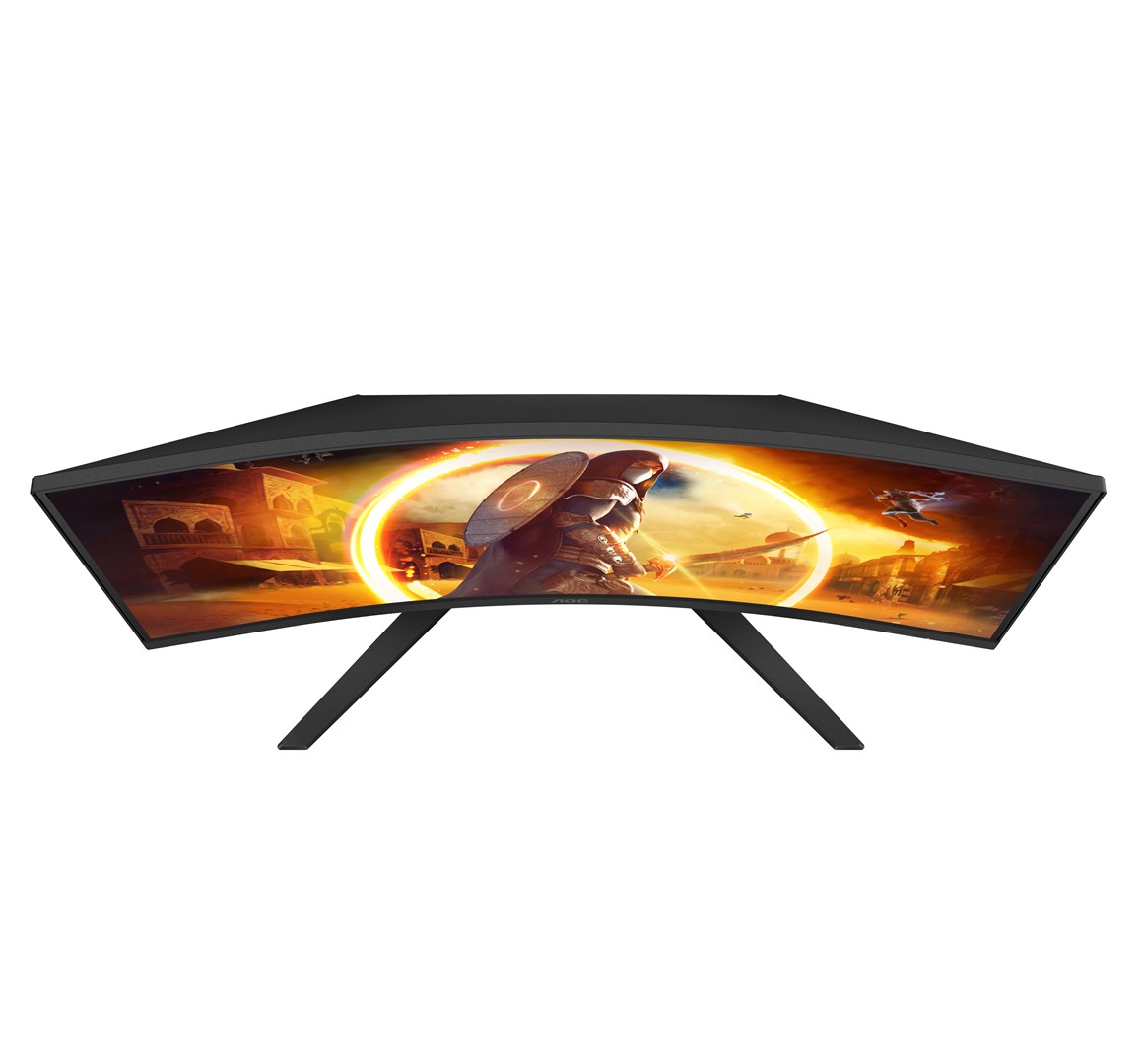 AOC G4 CQ32G4VE computer monitor 80 cm (31.5) 2560 x 1440 pixels Quad HD LCD Black, Grey