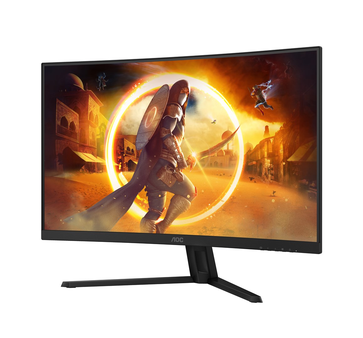 AOC G4 CQ32G4VE computer monitor 80 cm (31.5) 2560 x 1440 pixels Quad HD LCD Black, Grey