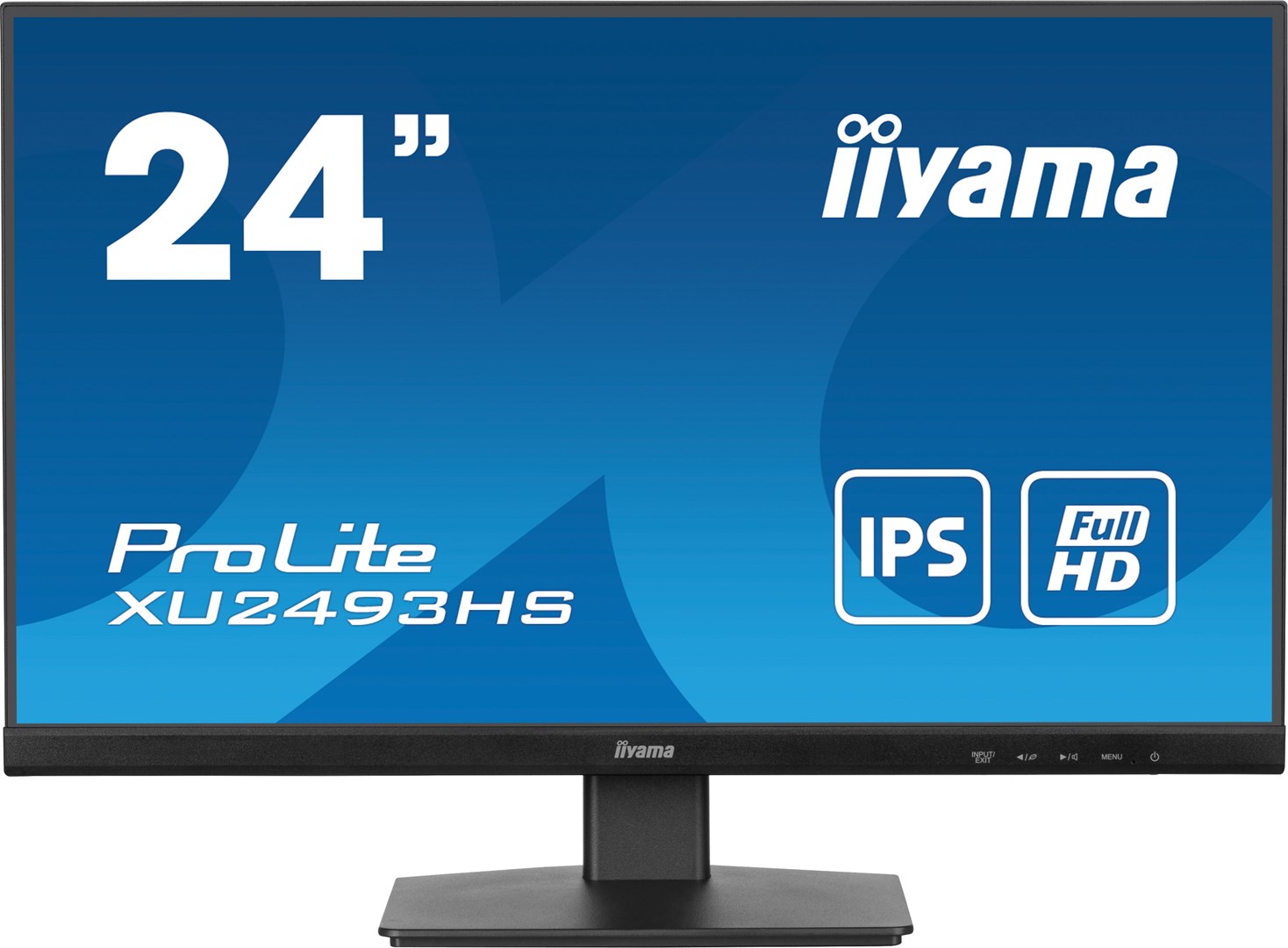 iiyama ProLite XU2493HS-B6 computer monitor 60.5 cm (23.8) 1920 x 1080 pixels Full HD LED Black