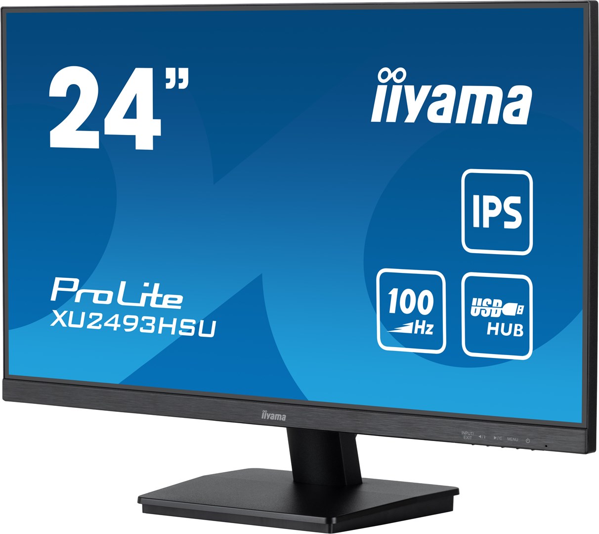 iiyama ProLite XU2493HSU-B7 computer monitor 60.5 cm (23.8) 1920 x 1080 pixels Full HD LED Black