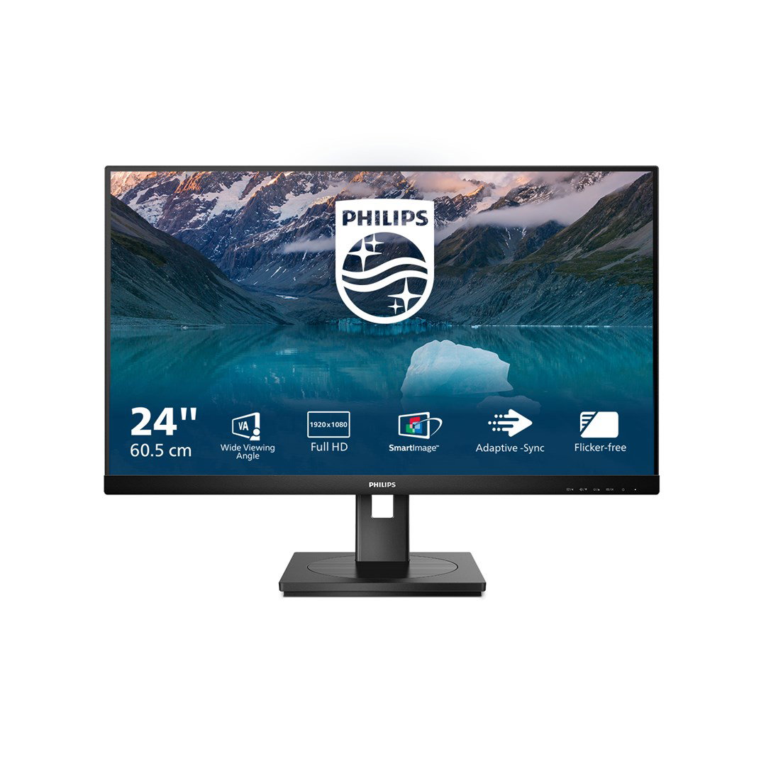 Philips S Line 242S9JML/00 LED display 61 cm (24) 1920 x 1080 pixels Full HD LCD Black