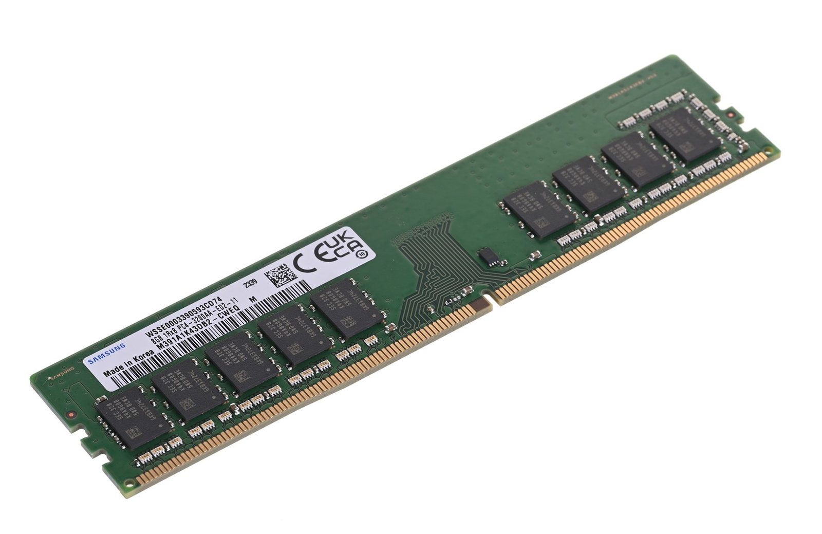 Samsung M391A1K43DB2-CWE memory module 8 GB 1 x 8 GB DDR4 3200 MHz ECC