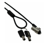 1.8m T-Bar Laptop Cable Lock Master Key Compatible