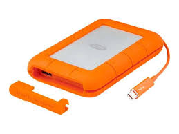 500GB LaCie Rugged Mini USB 3.0 Thunderbolt SSD Portable External HDD Orange (OEM Pack/Not Retail)