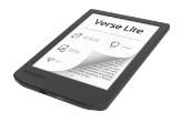 Pocketbook Verse Lite, 6 (15.24 cm), E Ink Carta, Dual Core (21 GHz), 8 GB, 2.4 GHz, Midnight Grey