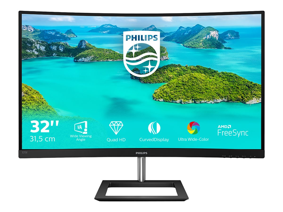 PHILIPS 325E1C/00 Monitor Philips 325E1C/00 31,5 QHD, MVA, D-Sub/HDMI/DP