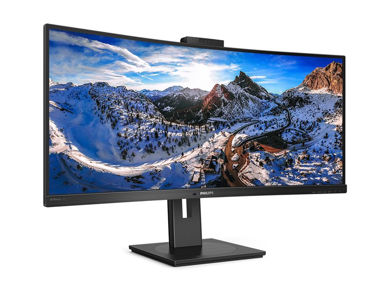 PHILIPS 346P1CRH/00 34inch USB-C DOCKING DISPLAY 3440x1440 CURVED VA 5ms GtG HAS USB-C/DP In+Out/HDMI RJ45 USB HUB Speakers VESA
