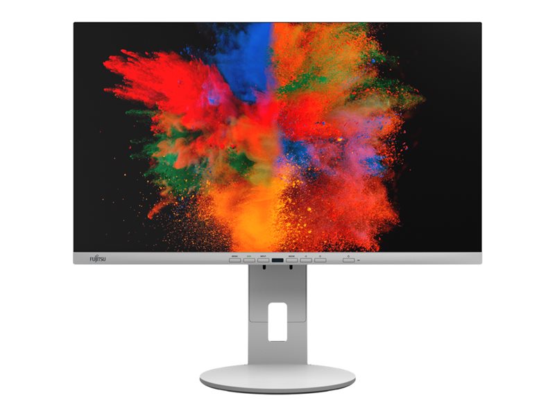 FUJITSU 24inch B2410 TE marble grey Ultra Narrow Border IPS low blue light LED Presence and auto-brightness sensors Calibration