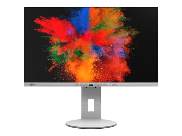 FUJITSU 24inch B2410 TE marble grey Ultra Narrow Border IPS low blue light LED Presence and auto-brightness sensors Calibration