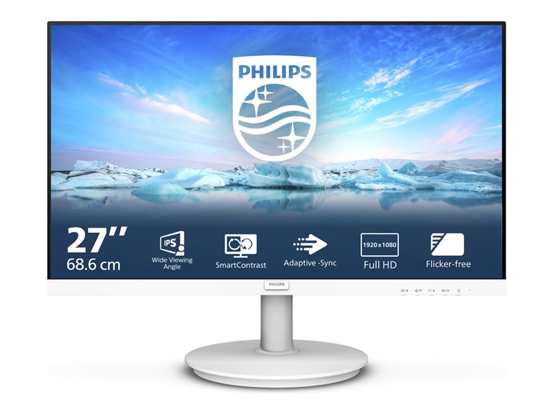 PHILIPS 271V8AW/00 27inch IPS 1920x1080 16:9 HDMI D-SUB White