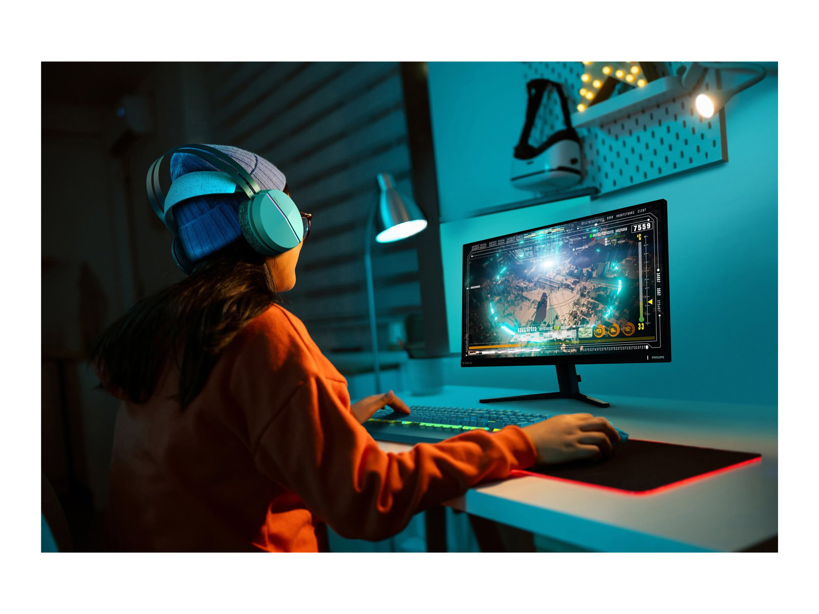PHILIPS 24M2N3200S/00 23.8inch IPS FHD 165Hz 350cd/m2 1ms 2xHDMI2.0 DP Speakers Pivot