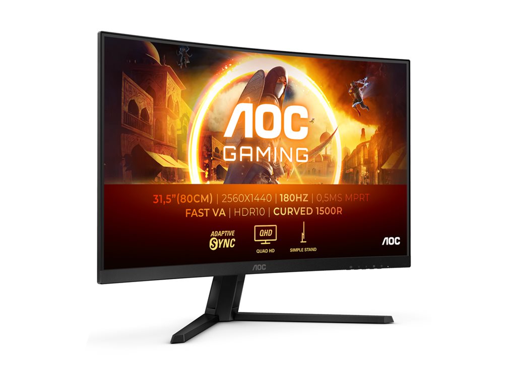 AOC CQ32G4VE 31.5inch Curved 2560x1440 0.5 ms HDMI DP Black/Grey