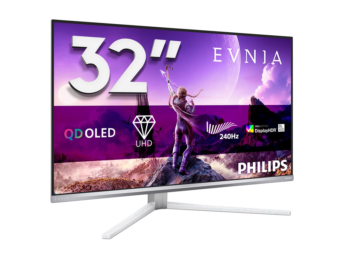 PHILIPS 32M2N8900/00 32inch UHD OLED 240Hz 250cd/m2 0.03ms 2xHDMI2.1 DP USB Type C PD90W Speakers Height Adj.