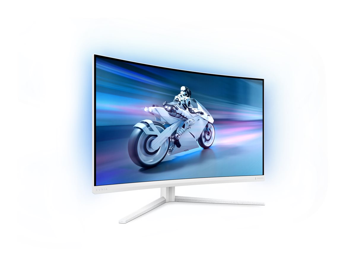 PHILIPS 31.5inch 2560x1440 VA Curved 1500R 130mm EVNIA 5000 Ambiglow Curved QHD 2K 180Hz Fast VA 1ms GtG HDR10