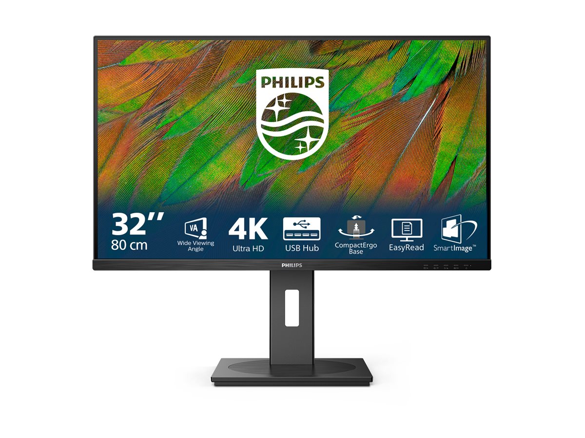 PHILIPS 32B1N3800/00 Monitor 31.5inch UHD LED 16:9 VA 60Hz 2xHDMI 2.0 DP 1.4