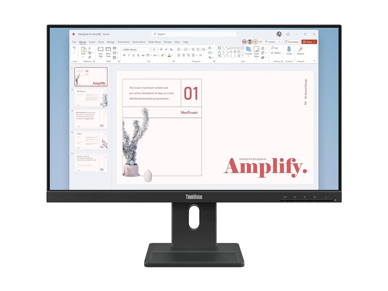 LENOVO ThinkVision E24-40 23.8inch 1920x1080 IPS 100Hz Speakers 2x2W Epeat Gold TCO10