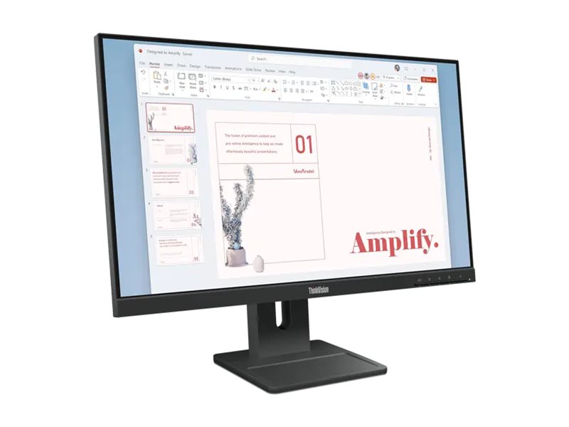 LENOVO ThinkVision E24-40 23.8inch 1920x1080 IPS 100Hz Speakers 2x2W Epeat Gold TCO10