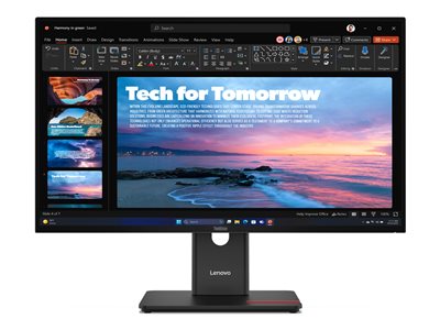 LENOVO ThinkVision T27QD-40 27inch 2560x1440 IPS 120Hz USB-C docking 96W Daisy Chain Epeat Gold TCO10