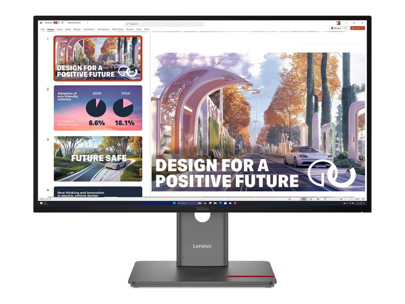 LENOVO ThinkVision P27QD-40 27inch 2560x1440 IPS 120Hz USB-C docking 140W Daisy Chain KVM/eKVM Factory calibrated panel Mirror power